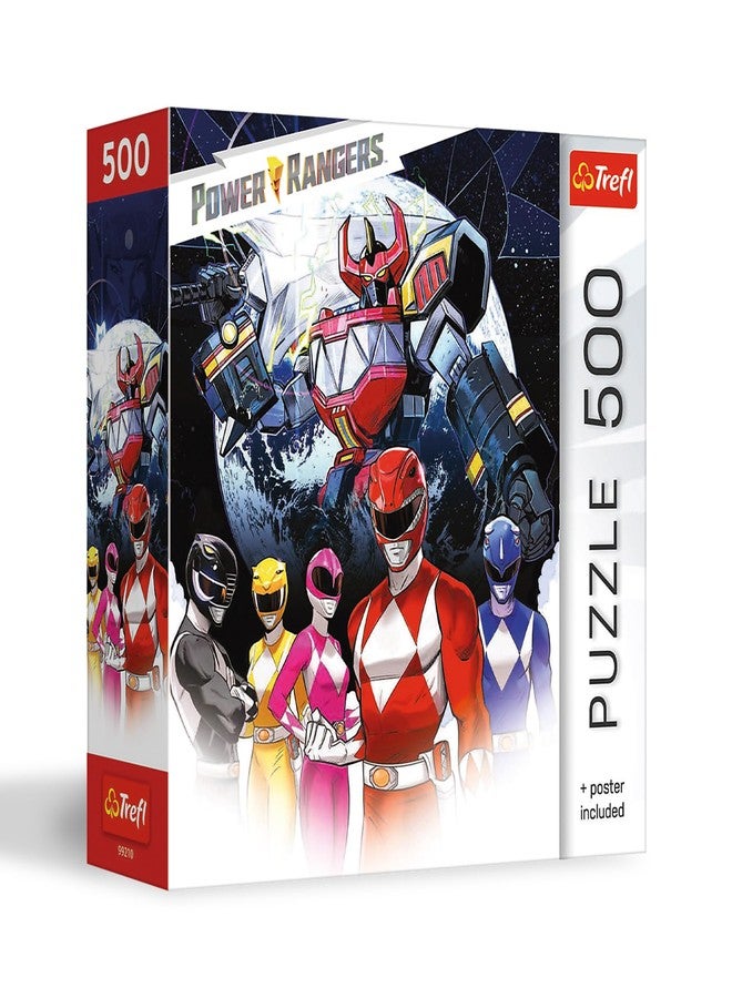 تريفل لعبة تركيب الصور Trefl Power Rangers - فريق باور رينجرز - 500 قطعة، مقاس 18.9 بوصة × 13.4 بوصة، لعبة تركيب إبداعية ممتعة، لعبة كلاسيكية للكبار والصغار من سن 10 سنوات - Image 1